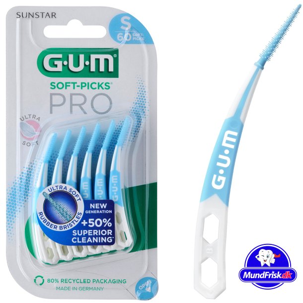 GUM Soft-Picks 60 st. PRO Gap borstar Small