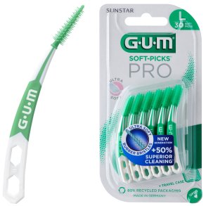 GUM Soft-Picks PRO Mellemrumsbrster 30 stk. Large