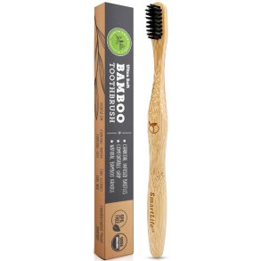 Bambus Tandb�rste SmartLifEco Charcoal Bamboo