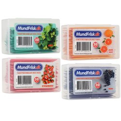 Floss med smaksatt tanntrd Pakket 30 stk.