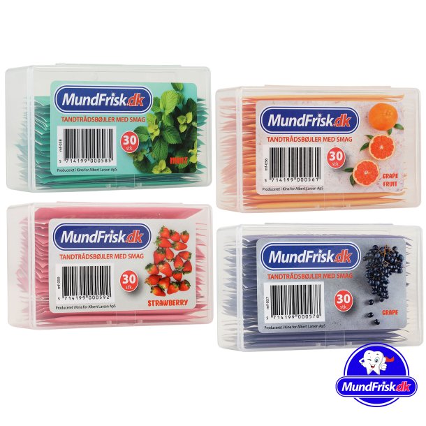 Zahnseide mit aromatisierten Zahnseiden, verpackt 30 St&uuml;ck.
