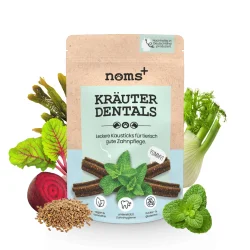 Noms+ Kr�uter Dentals – vegane Zahnpflegesticks f�r Hunde 150g)