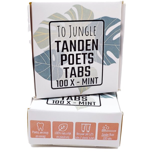 Tannkrem Tabletter To Jungle FLUORFRI 100 stk.