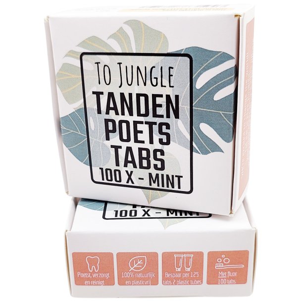 Tandpasta Tabletter To Jungle FLUOR 100 stk.