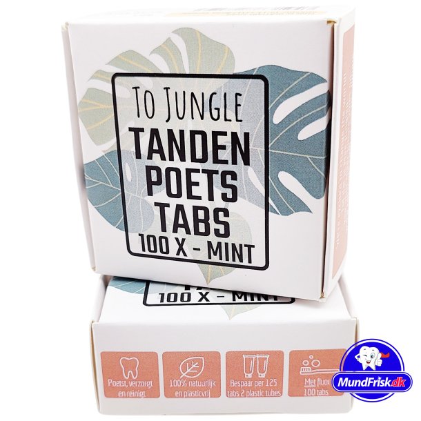 Tannkrem Tabletter To Jungle FLUOR 100 stk.