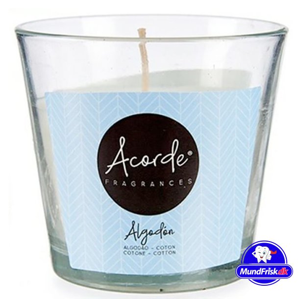 Duftlys Glas Acorde COTTON 28 Timer