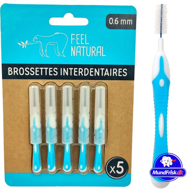 Spaltb&uuml;rsten Feel Natural 0,6 mm BLAU