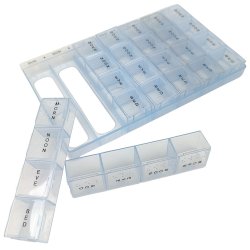 Pilleboks 7-dages Masterplast Pilleske 28 Rum