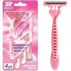 Engangsskrabere Rolls Razor Trinity Ladies 4-pk.