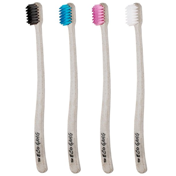 Miljvnliga tandborstar 4 st. The Eco Gang Plant-based Sensitive