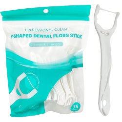 Y-formade tandtrdshngare Professional Clean 75 st.