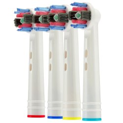 Vita rena borsthuvuden fr Oral-B 3D White kompatibel