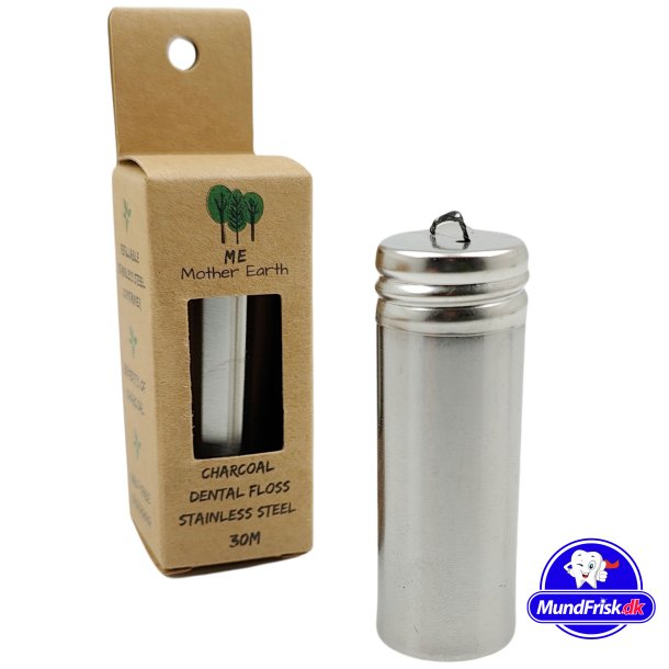 Sustainable Dental Floss Me Mother Earth 30 mtr. + Dispenser i aluminium
