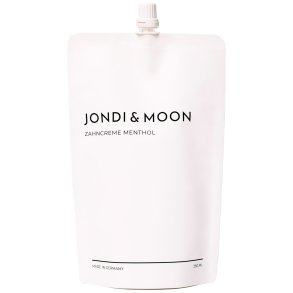 Naturlig tandkrm Jondi & Moon Menthol Refill 250 ml.