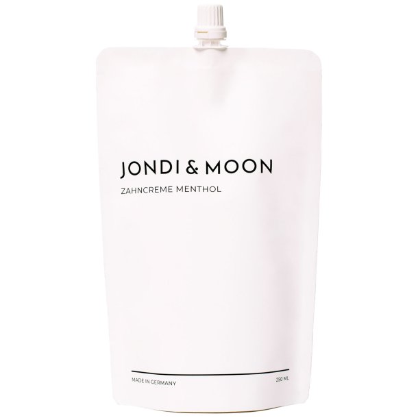 Naturlig tandkrm Jondi &amp; Moon Menthol Refill 250 ml.