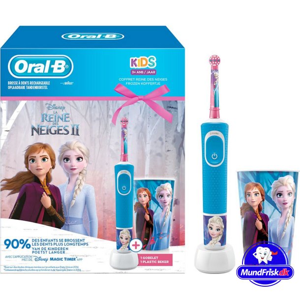 Oral-B Frozen Tooth Mug + eltandborste fr barn