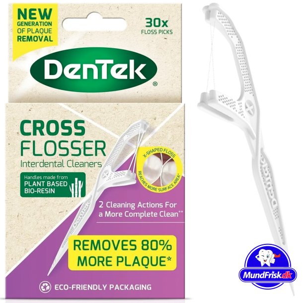 Miljvenlig Tandtrd DenTek Eco Cross Tandtrdsbjler