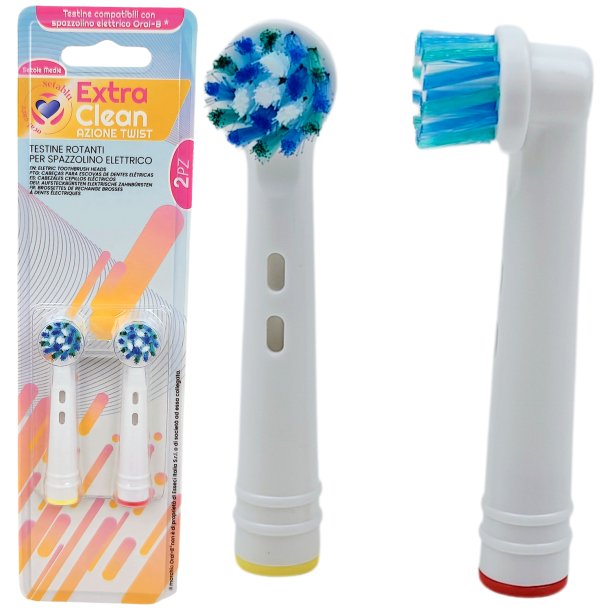 Brstehoveder til Oral-B Setablu Extra Clean 2 stk.