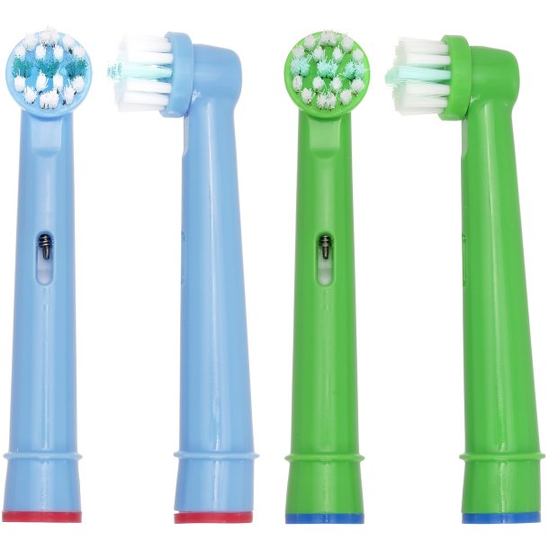 Power Kids Brstehoveder Til brn Oral-B Kompatible GRN/BL