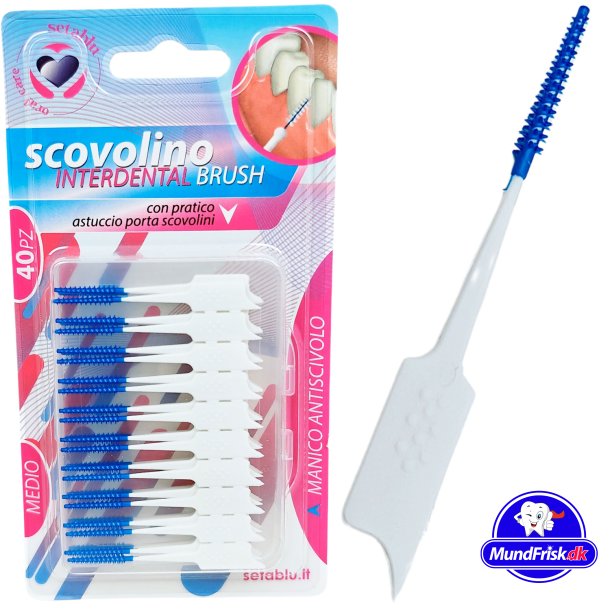 Soft Rubber Toothpicks Setablu Interdental Brush 40 stk.