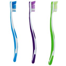 Setablu Tandborstar 3 st. Professionellt medium