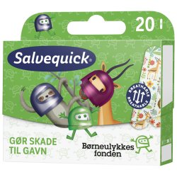 Salvequick Barnegips Barnas ulykkeskasse 20 stk.