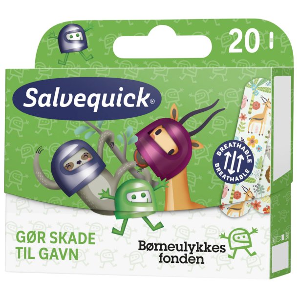 Salvequick Barnegips Barnas ulykkeskasse 20 stk.