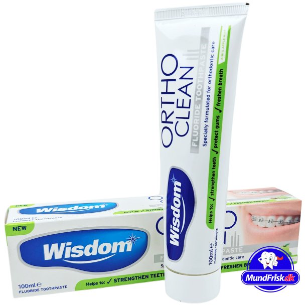 Ortodontisk Tandpasta Wisdom Ortho Clean 100 ml.