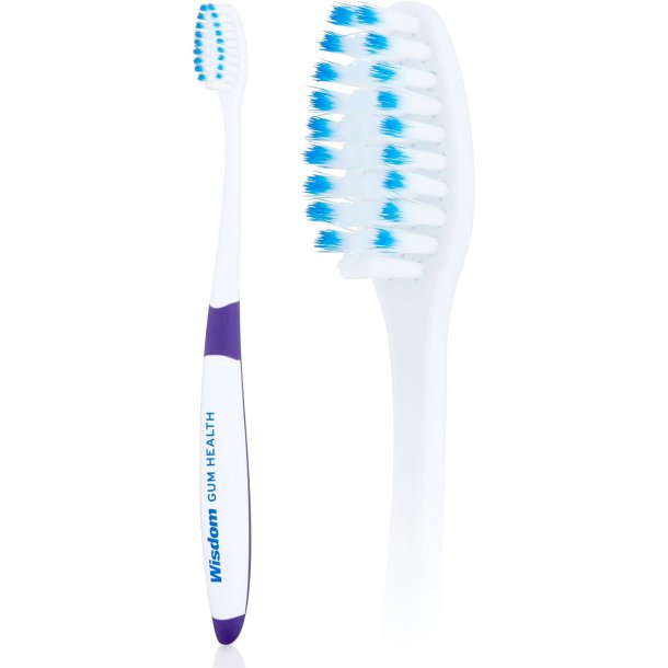 Litet tandborsthuvud Wisdom Gum Health Medium