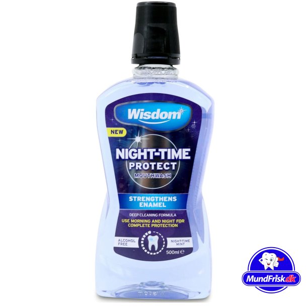 Mundwasser WISDOM Night Time Protect 500 ml.