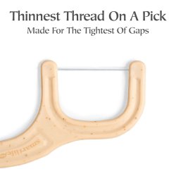 Bredygtige Tandtrdsbjler SmartLifEco Flosser UNFLAVOURED 50 stk.