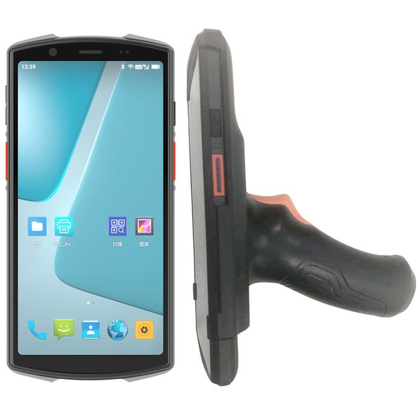 Hndterminal PDA Scanner 6.0 Android 13 inkl. Pistolgrep og dokkingstasjon 2D