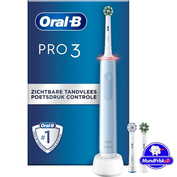 Oral-B Pro 3 3770 El-tandbrste Sensitive + Ekstra Brstehoved