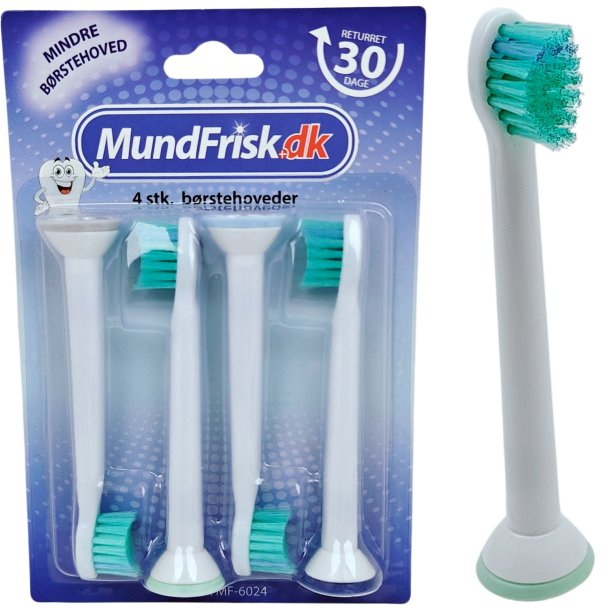Sm Brstehoveder til Philips SoniCare 4 stk. kompatible