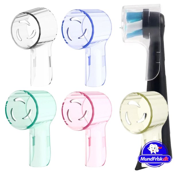 Beskyttelseshtter til Oral-B iO Brstehoveder Dentadan 5 stk.