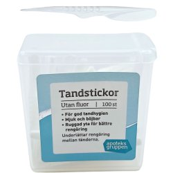 Plast Tandpetare Soft 100 st. Apoteksgruppen