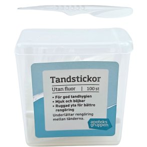 Plast Tandpetare Soft 100 st. Apoteksgruppen