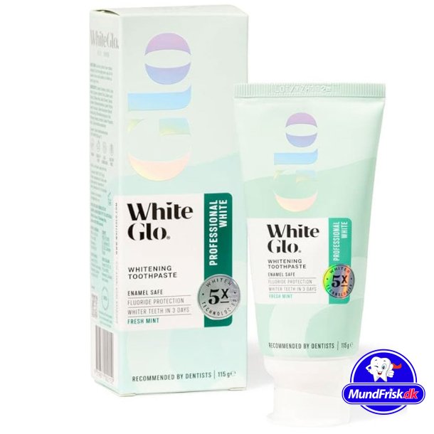 Tandblegning Tandpasta WHITE GLO Professional White 115g