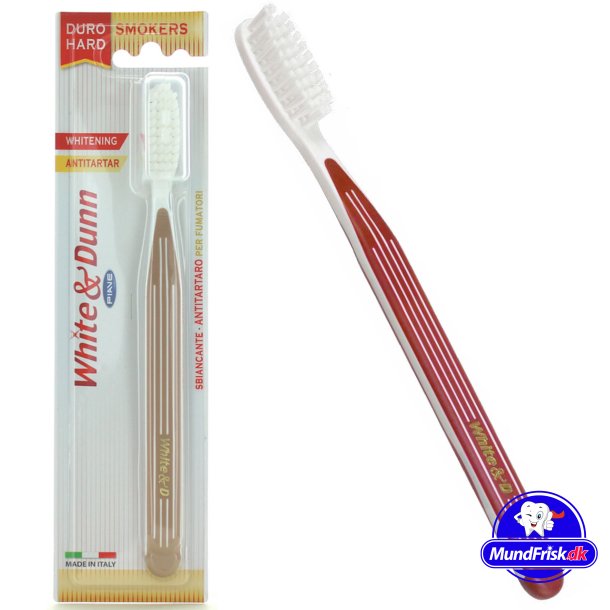 Harte Zahnb&uuml;rste PIAVE Smokers White &amp; Dunn