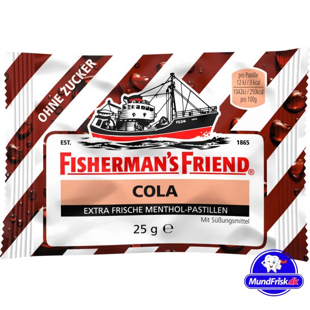 Fishermans Friend COLA Sockerfria halstabletter 25g