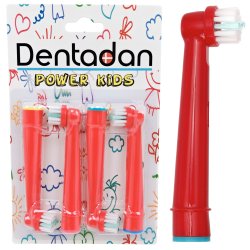 Dentadan borsthuvuden fr barn RED Oral-B kompatibel