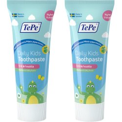 TePe Brnetandpasta 2 x 75 ml. Daily Kids 3-6 r