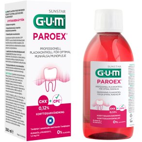 GUM Klorhexidin Munvatten Paroex 0,12% 300 ml