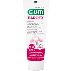 GUM Chlorhexidin Zahnpasta Gel Paroex 0,12 % CHX 75 ml