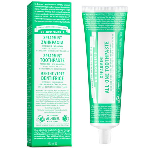 Dr. Bronner's All One Zahnpasta Spearmint 105 ml