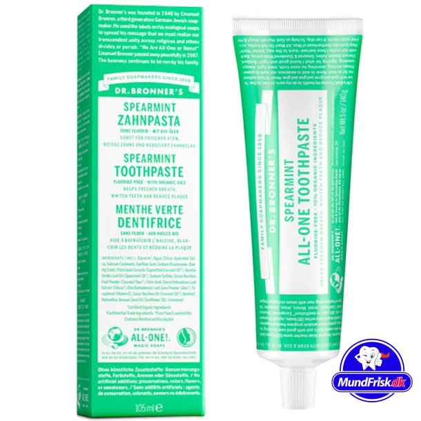 Dr. Bronner's All One Zahnpasta Spearmint 105 ml
