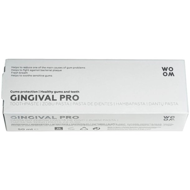 Klorheksedin Tannkrem 0,12% WOOM Gingival Pro Gum 50 ml.