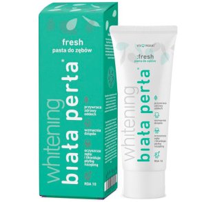 Whitening Tandkrm BIALA PERLA White & Fresh Moringa 75 ml.