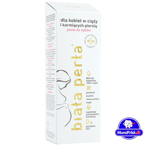 Zahnpasta f&uuml;r schwangere und stillende Frauen BIALA PERLA 75 ml.