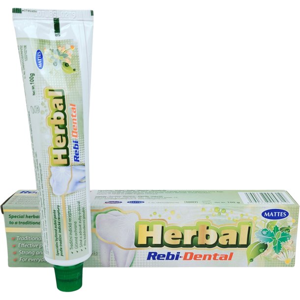Herbal Tandpasta MATTES Rebi-Dental Fluoridevrij 100g
